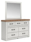 Savonport King Panel Bed. Dresser, Mirror and Nightstand