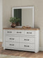 Savonport King Panel Bed. Dresser, Mirror and Nightstand