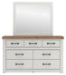 Savonport King Panel Bed, Dresser and Mirror