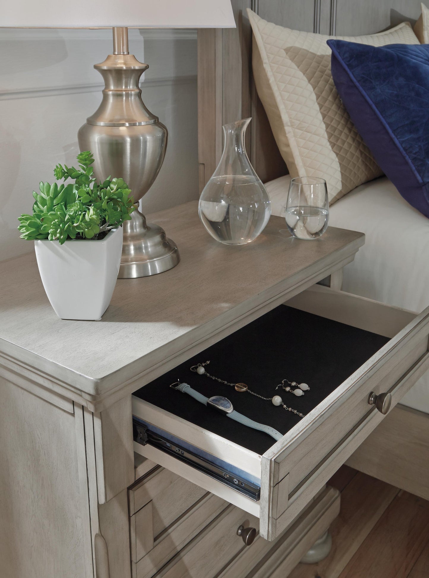 Lettner Two Drawer Night Stand
