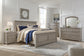 Lettner California King Sleigh Bed with 2 Storage Drawers