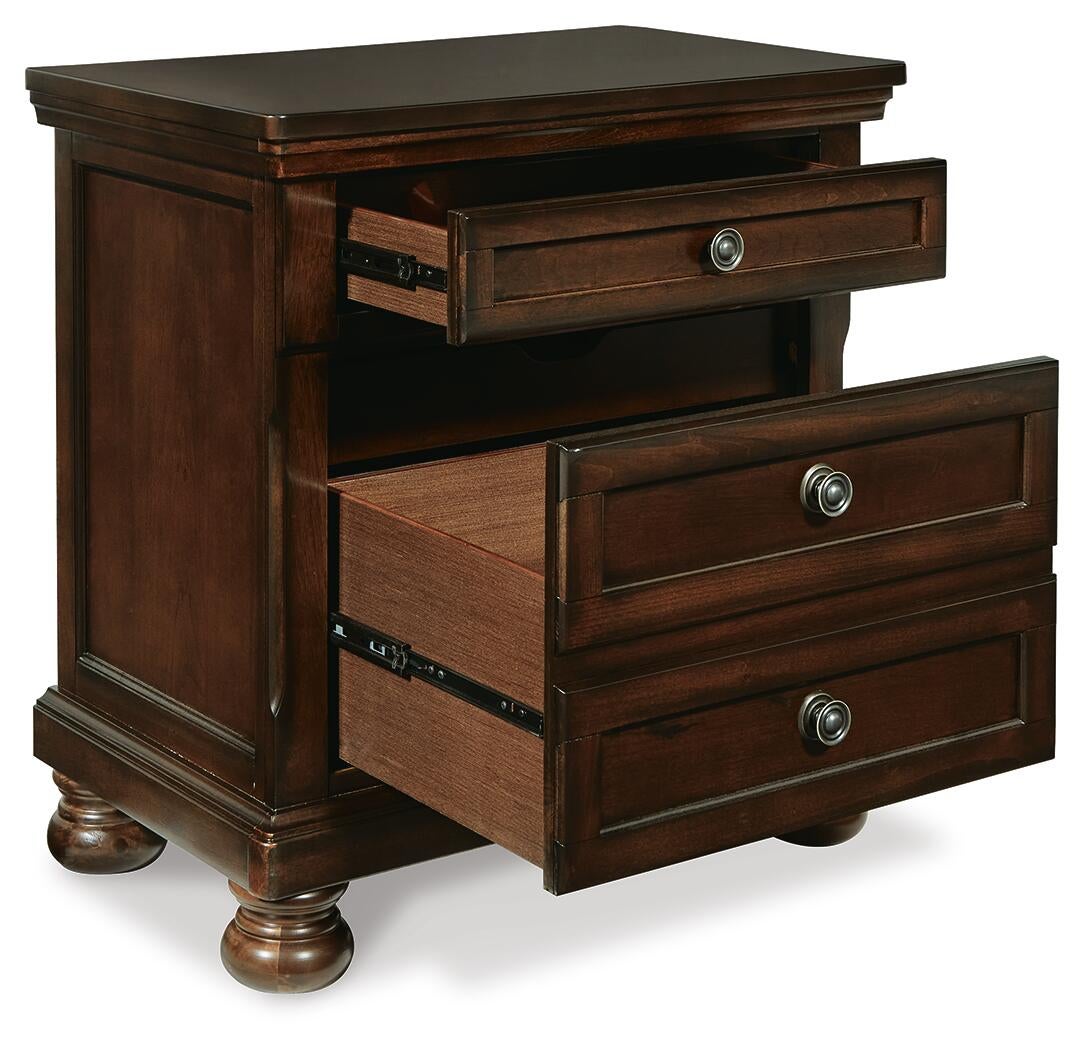 Porter Two Drawer Night Stand