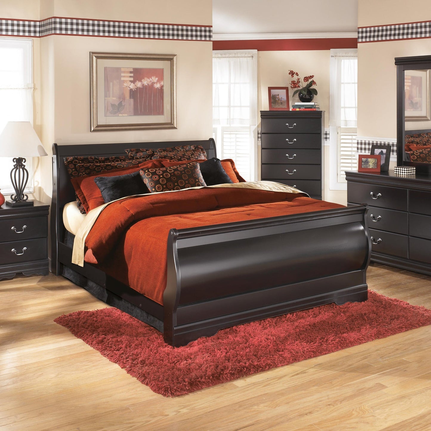 Huey Vineyard Two Drawer Night Stand