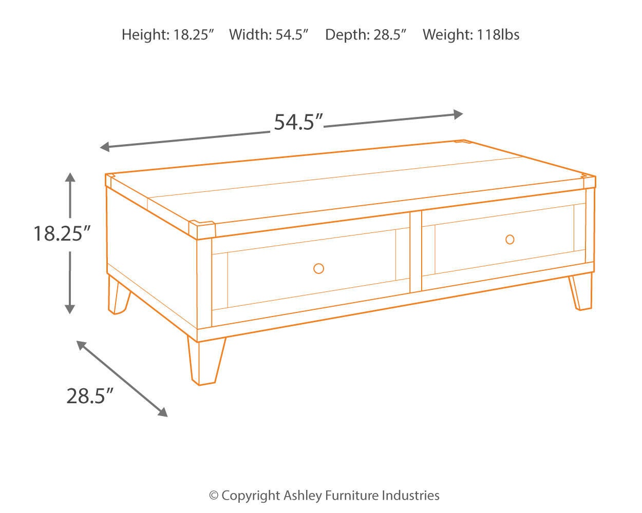 Todoe Lift Top Cocktail Table