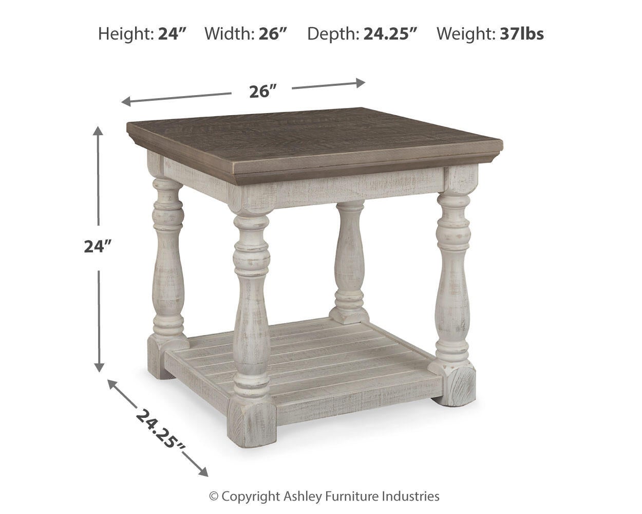 Havalance Rectangular End Table