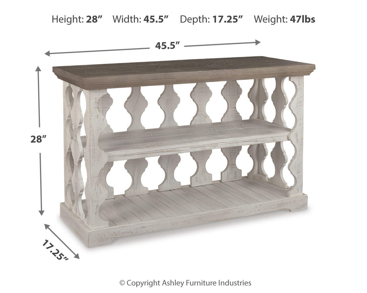 Havalance Console Sofa Table