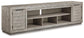 Naydell XL TV Stand w/Fireplace Option