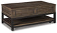 Johurst LIFT TOP COCKTAIL TABLE