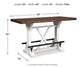 Valebeck RECT Dining Room Counter Table