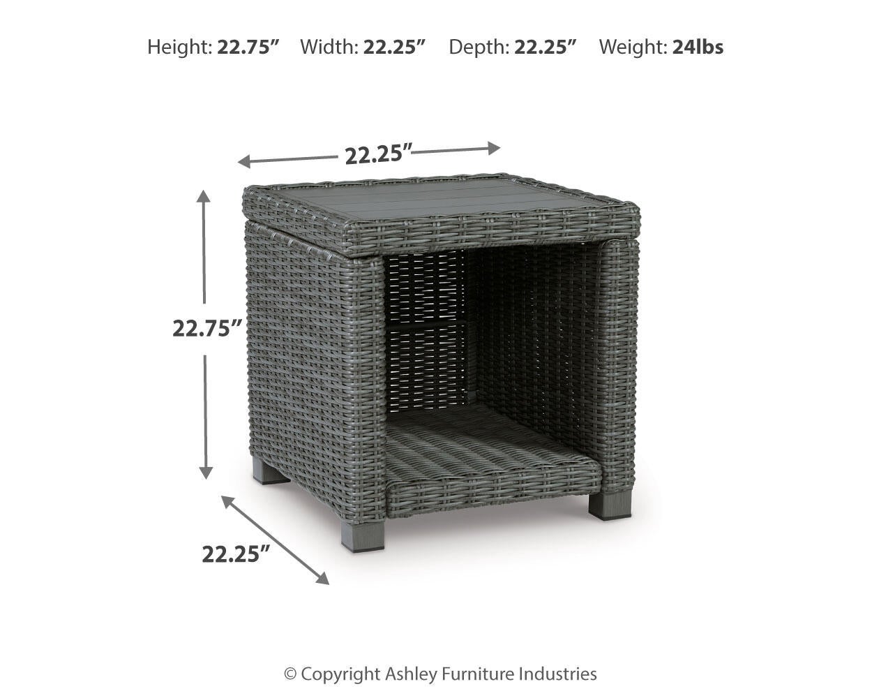 Elite Park Square End Table