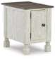 Havalance Chair Side End Table