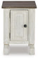 Havalance Chair Side End Table