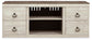 Willowton LG TV Stand w/Fireplace Option