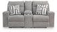 Biscoe PWR REC Loveseat/CON/ADJ HDRST