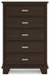 Covetown Five Drawer Chest