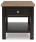 Drazmine Rectangular End Table
