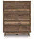 Chirason Five Drawer Wide Chest