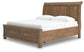 Feddinger King Storage Sleigh Bed
