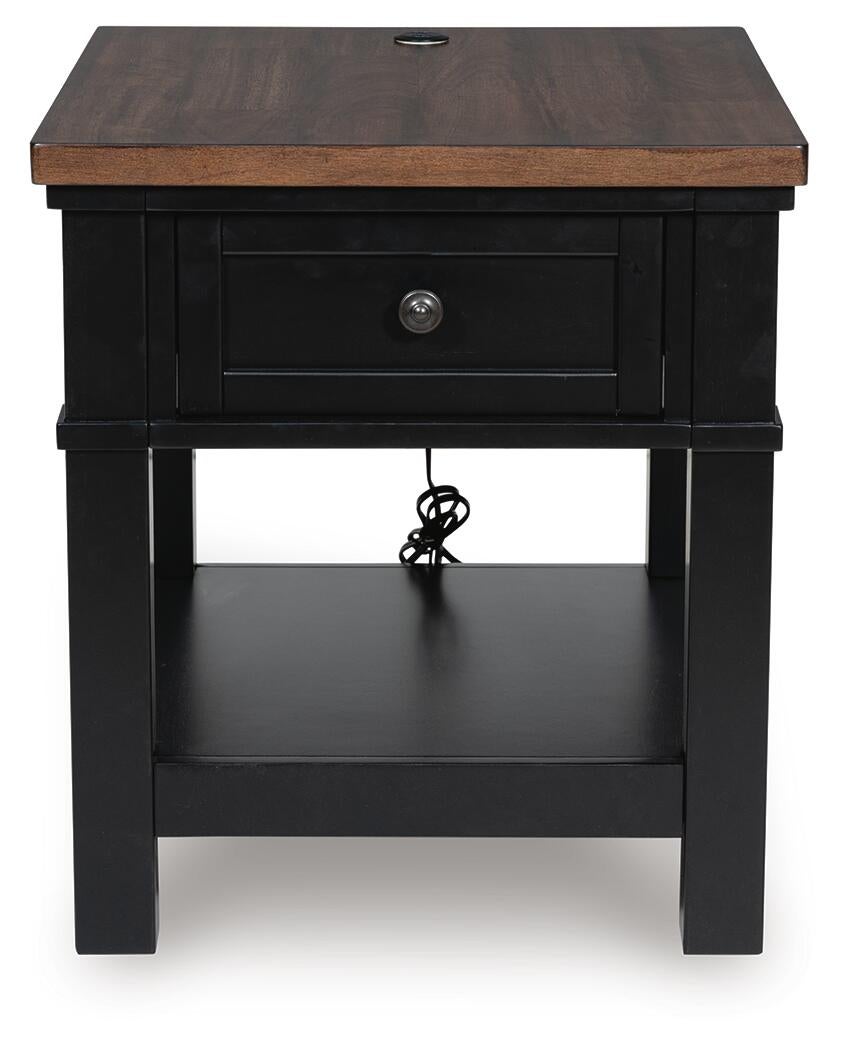 Wildenauer Rectangular End Table