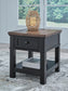 Wildenauer Rectangular End Table