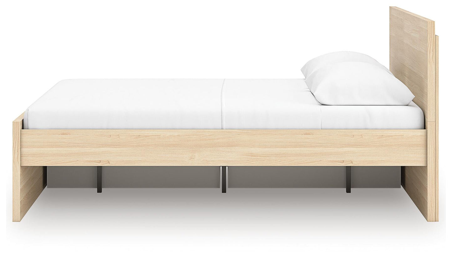 Onita Queen Panel Platform Bed with 1 Side Storage
