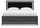 Zuraleus King Upholstered Panel Bed