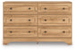 Aleaport Six Drawer Dresser