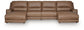 DeepWakes 4-Piece Power Reclining Sectional with Chaise
