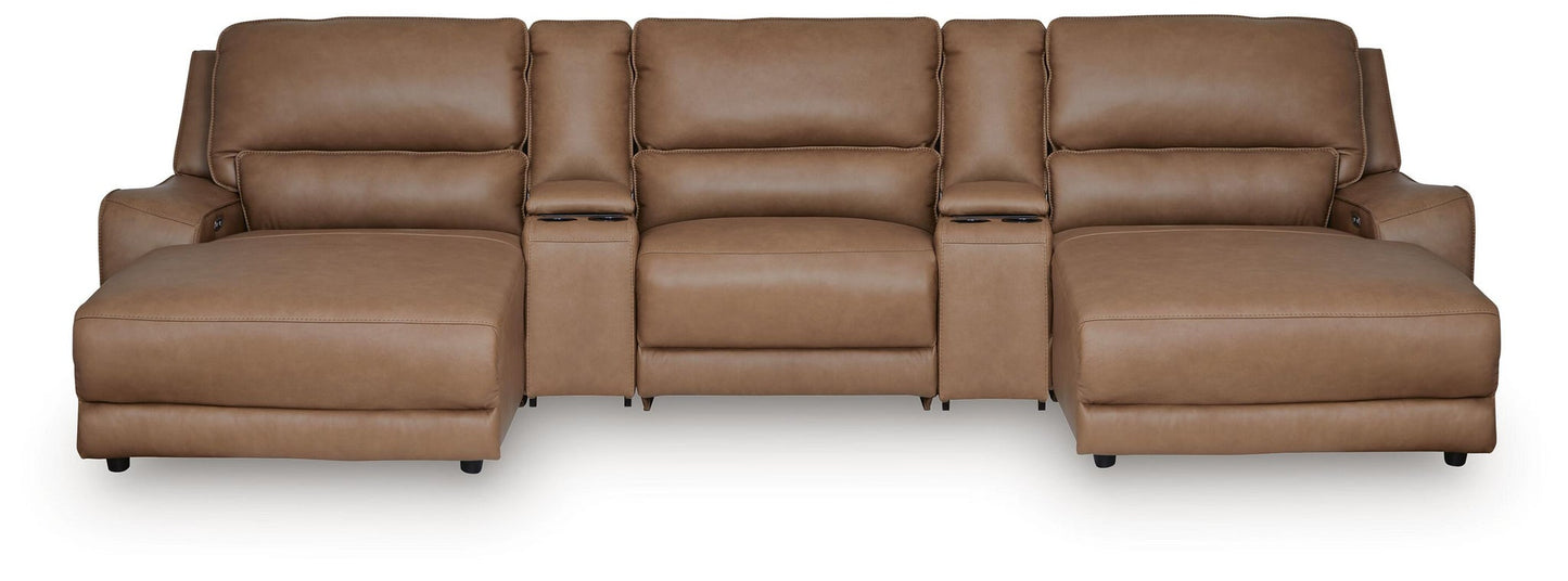 DeepWakes 5-Piece Power Reclining Sectional with Chaise