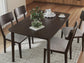 Shorbyn Dining Room Table Set (5/CN)