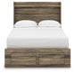 Elbrim Full Panel Storage Bed