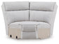 Social Pointe 7-Piece Reclining Sectional with Storage Consoles