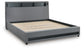 Finigale California King Upholstered Bed with Wireless Audio