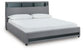 Finigale King Upholstered Bed with Wireless Audio