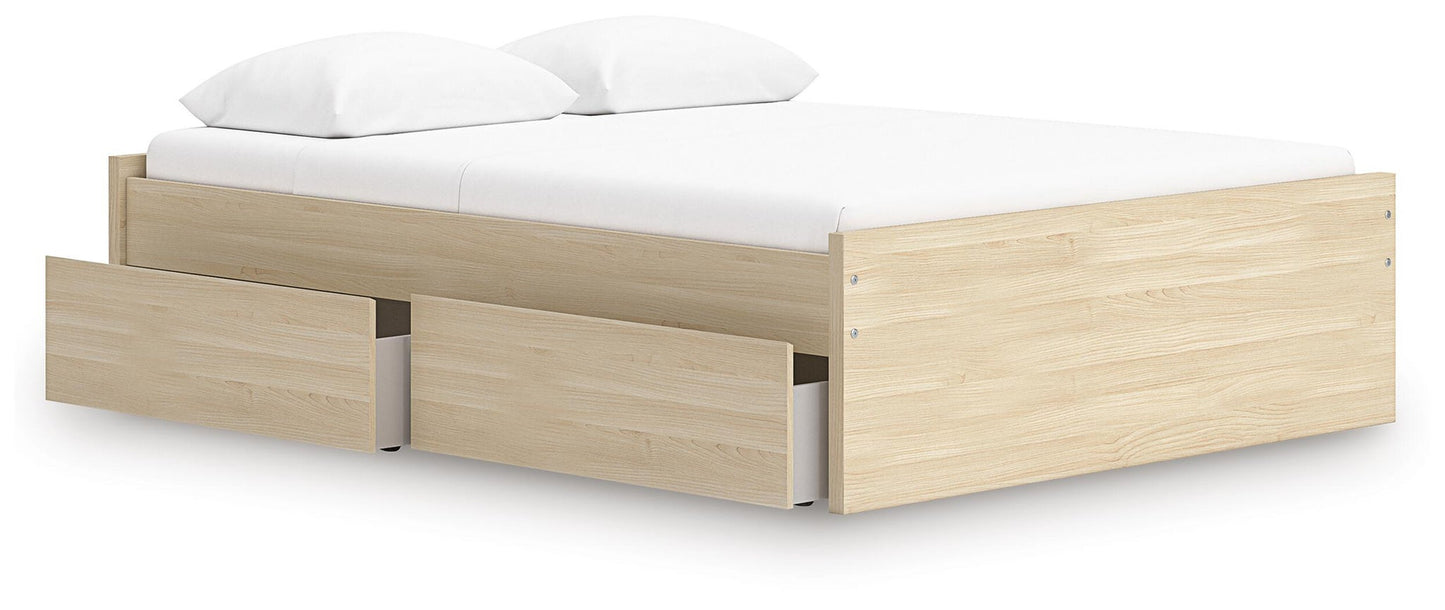 Onita Queen Platform Bed with 1 Side Storage