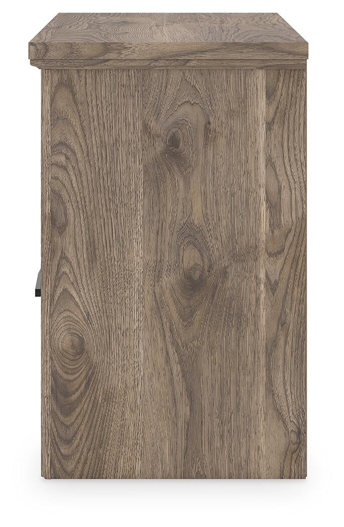 Rusticott Two Drawer Night Stand