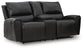 Glossmore DBL Rec Loveseat w/Console