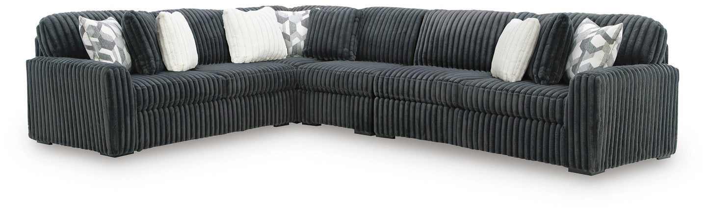 Midnight-Madness 4-Piece Sectional