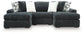 Midnight-Madness 3-Piece Double Chaise Sectional