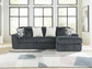 Midnight-Madness 2-Piece Sectional Sofa Chaise