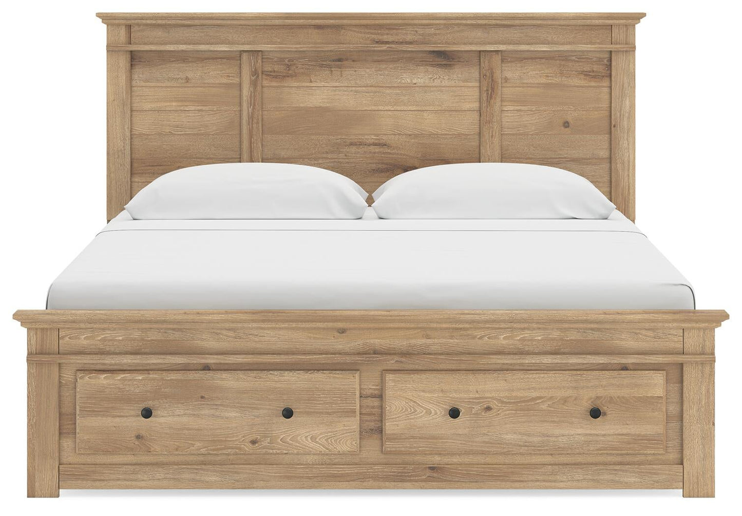 Makidern King Panel Storage Bed