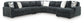 Midnight-Madness 5-Piece Sectional with Chaise