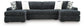 Midnight-Madness 3-Piece Double Chaise Sectional
