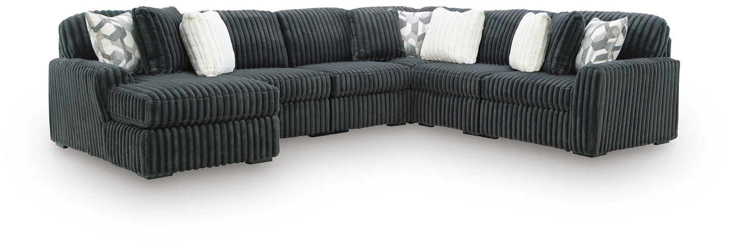 Midnight-Madness 6-Piece Sectional with Chaise