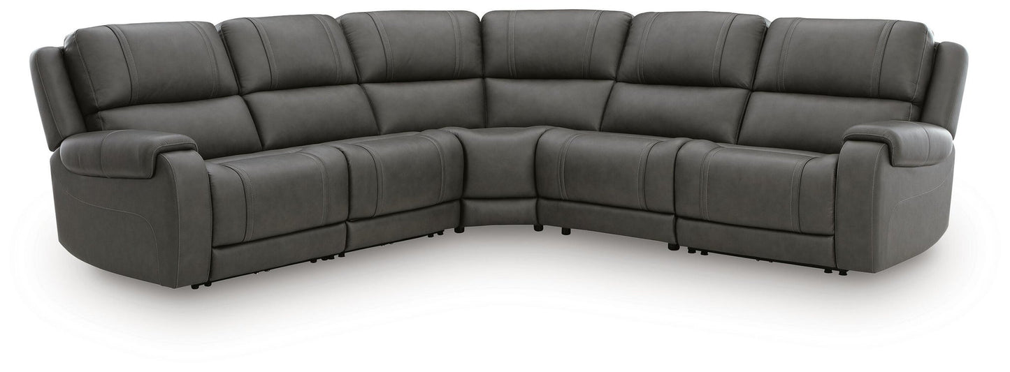 5Z - Pittson 5-Piece Power Reclining Sectional