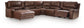 DeepWakes 7-Piece Reclining Sectional with Chaise and Storage Consoles