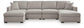 ModMax Luxe 4-Piece Double Chaise Sectional
