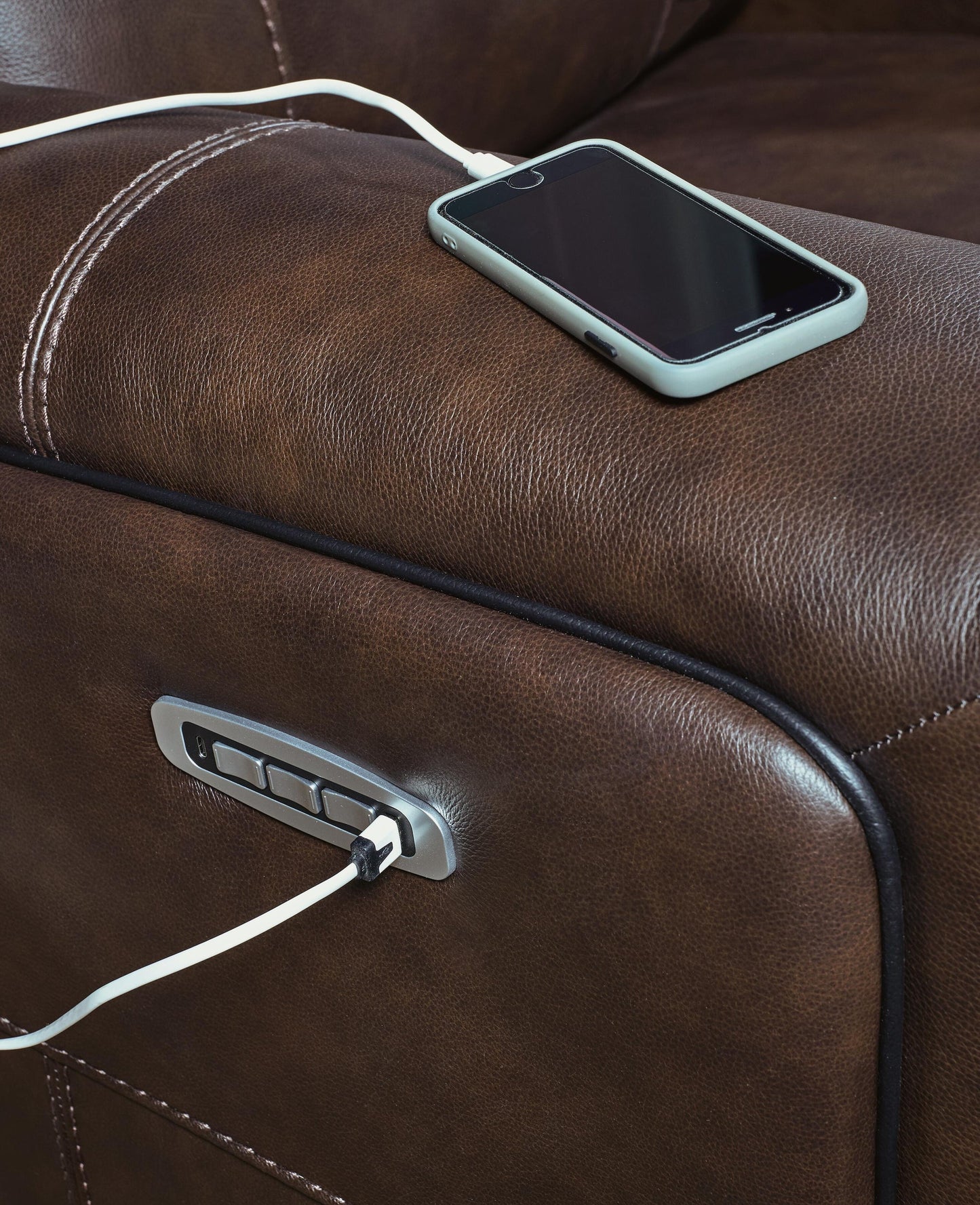 Gravier PWR REC Sofa with ADJ Headrest