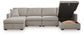 ModMax Luxe 4-Piece Double Storage Chaise Sectional