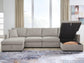 ModMax Luxe 4-Piece Double Storage Chaise Sectional
